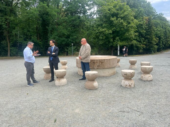 Julien Chiappone-Lucchesi vizitează Târgu Jiu, orașul lui Brâncuși