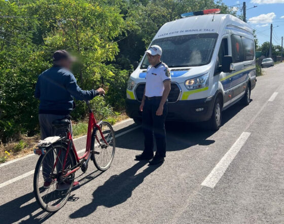 Siguranța rutieră: poliția giurgiuveană îndeamnă la responsabilitate pentru pietoni și bicicliști