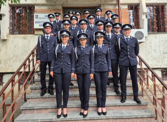Inspectoratul de Poliție Județean Giurgiu primește o nouă promoție de agenți