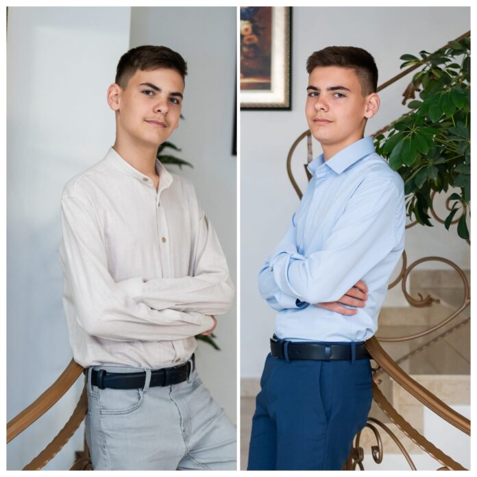Frați gemeni din Gorj se califică la Olimpiada de Științe pentru Juniori