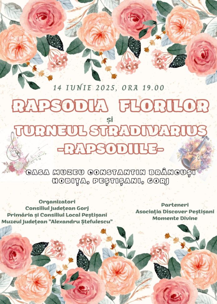 Rapsodia Florilor: O seară de neuitat în grădina lui Brâncuși
