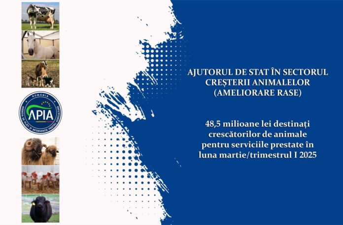 APIA oferă sprijin financiar important pentru crescătorii de animale