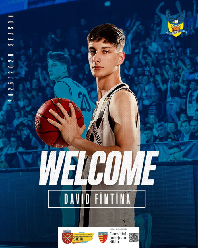 David Fîntînă își continuă cariera la CSU Sibiu