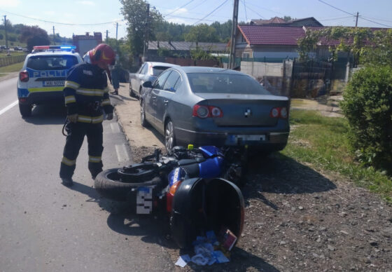 Motociclistul implicat în accidentul rutier din Dealu a decedat