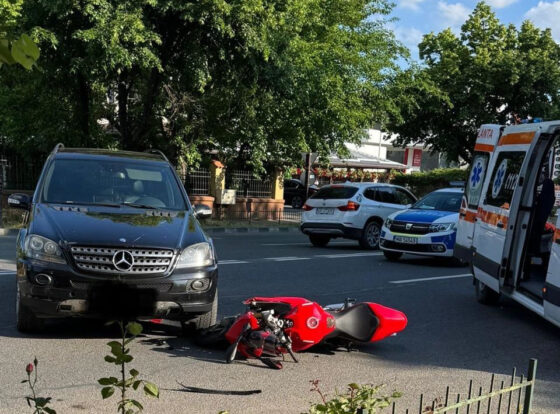 Accident rutier în municipiul Giurgiu