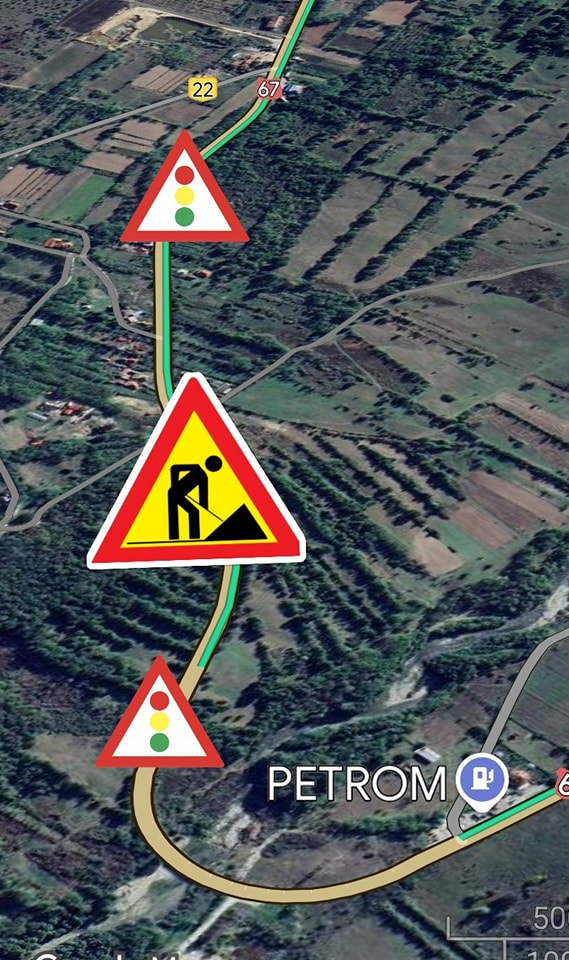 Restricții temporare de circulație pe drumul Târgu Jiu – Vâlcea