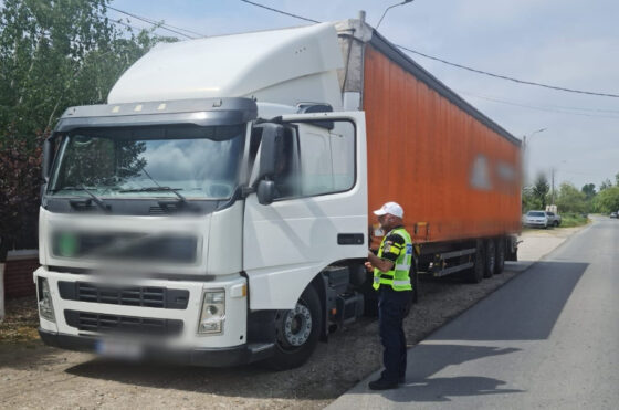 Acțiunea Truck & Bus a Inspectoratului de Poliție Județean Giurgiu: Peste 150 de sancțiuni aplicate transportatorilor