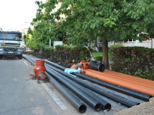 Lucrări de modernizare a rețelei de apă și canalizare în Baia Mare