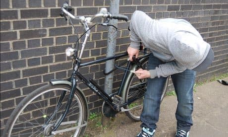 Bicicleta furată recuperată rapid de poliție în Târgu-Jiu