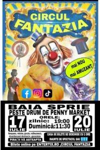 Circul Fantazia aduce magie în Baia Sprie pentru prima dată