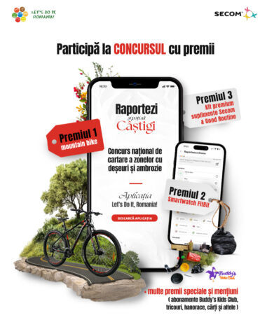 Primul concurs național de raportare a deșeurilor și ambroziei, lansat de Let’s Do It, Romania!