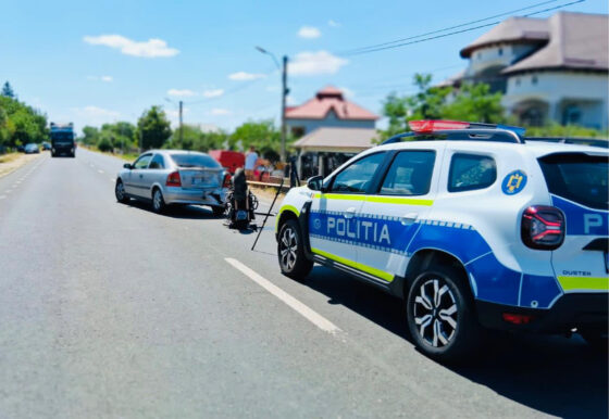 Accident grav pe E 70: două persoane rănite, intervenție a elicopterului SMURD