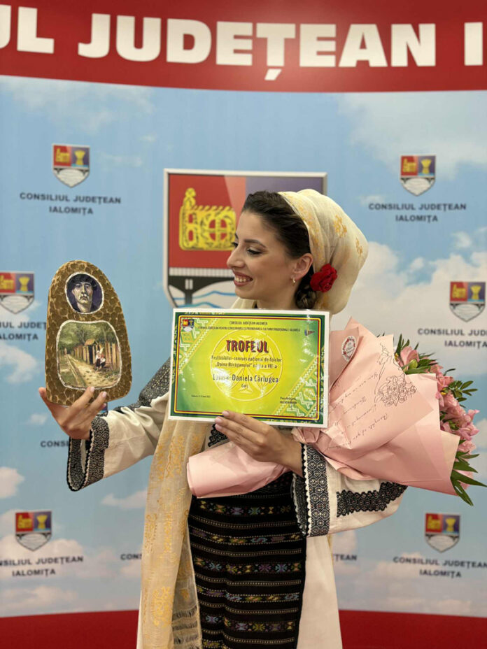 Larisa Cârlugea strălucește la Festivalul Național „Doina Bărăganului”