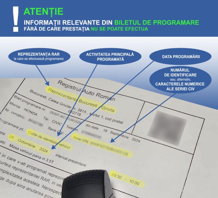 Atenție, șoferi: Verificați programările la RAR pentru a evita neplăcerile