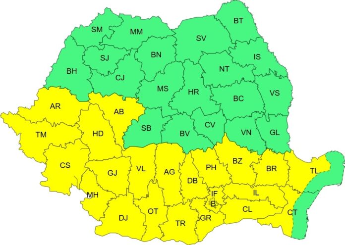 Alertă de caniculă: temperaturi record așteptate în jumătatea țării