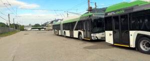 Baia Mare finalizează achiziția de troleibuze electrice pentru transportul public