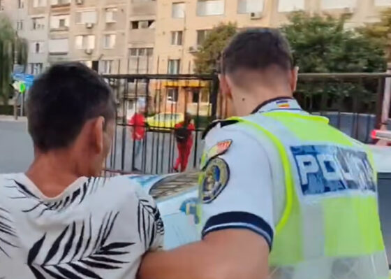 Giurgiu: bărbat reținut după ce a furat o ambulanță din curtea spitalului