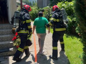 Exerciții de intervenție ISU Brașov în zone turistice