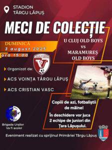 Un meci special între legendele fotbalului din Maramureș și Cluj