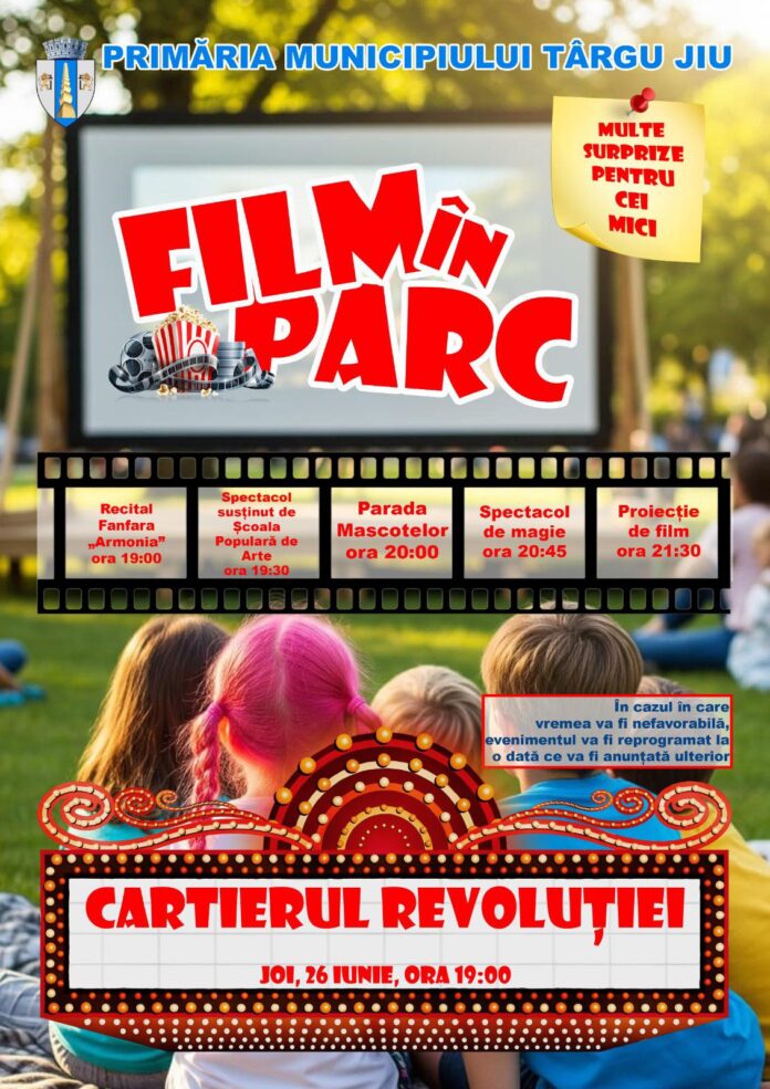 O seară de neuitat în parc: distracție și magie în Târgu Jiu