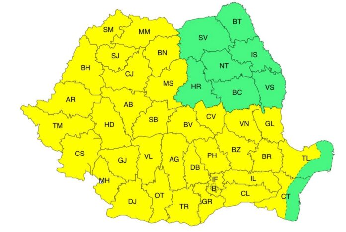 Atenționare meteo: caniculă intensificată în următoarele zile
