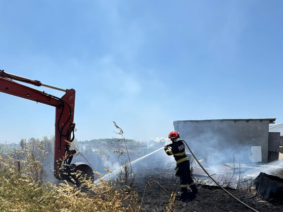 Incendii alarmante în Giurgiu: șase focare de vegetație în ultimele 24 de ore