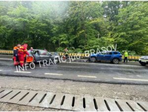 Accident pe DN 13 în județul Brașov