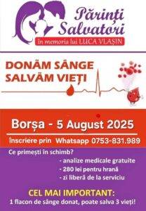 Borșa se pregătește pentru o nouă campanie de donare de sânge