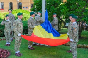 Ceremonie solemnă la Brașov cu ocazia Zilei Drapelului Național