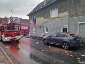 Intervenție ISU pe strada Bisericii Române din Brașov