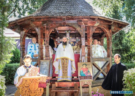 Sărbătoarea Sfântului Pantelimon la biserica din curtea Spitalului Județean Giurgiu