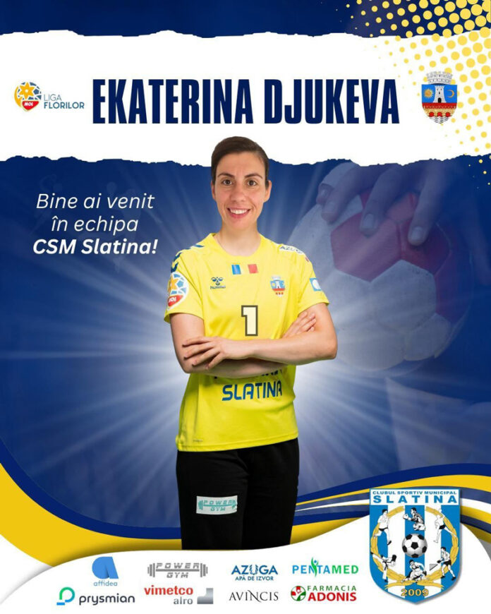 Ekaterina Dzhukeva revine în handbal, semnând cu CSM Slatina