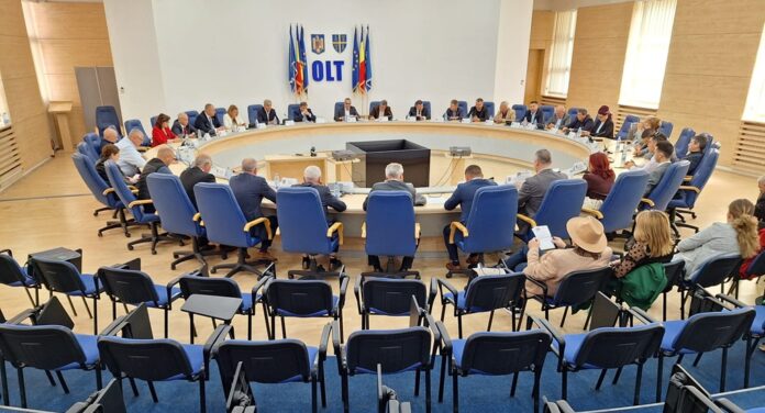 Consiliul Județean Olt dezbate 13 proiecte importante în ședința de astăzi