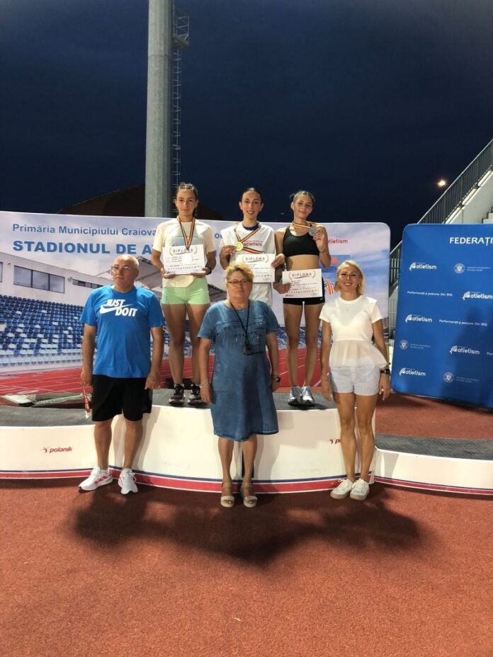 Maria Gherghinoiu strălucește la naționalele de atletism