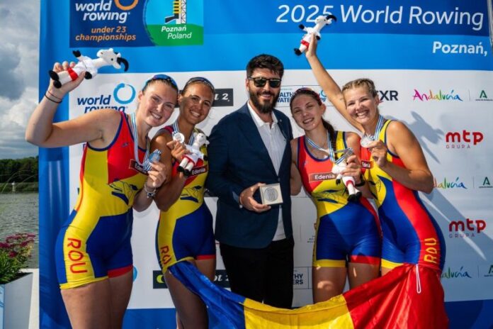 Daria-Ioana Dinulescu aduce argint României la Campionatul Mondial de Canotaj U23