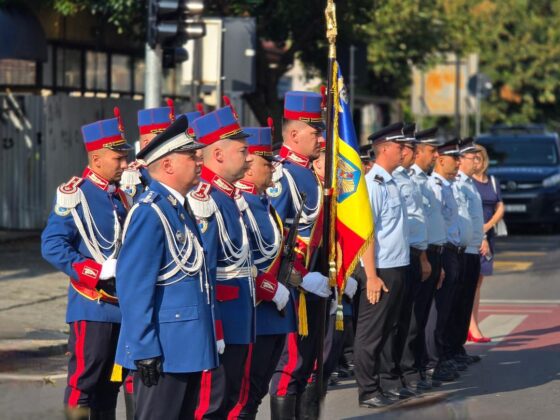 Ceremonie emoționantă de Ziua Imnului Național al României la Giurgiu