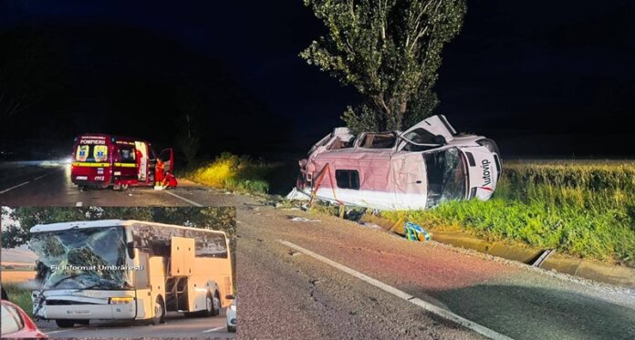 Accident devastator pe E85: o victimă și peste 60 de persoane implicate