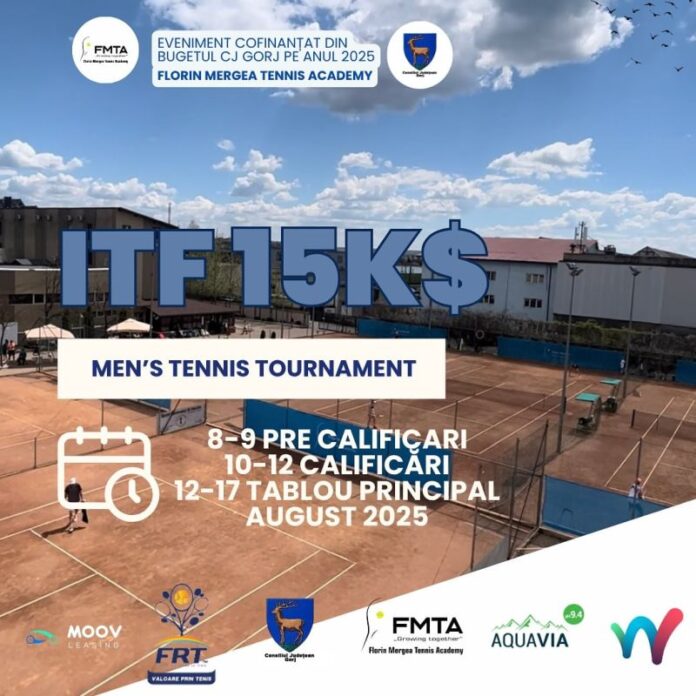 Târgu Jiu găzduiește un turneu internațional ITF 15K: oportunitate pentru tinerii sportivi