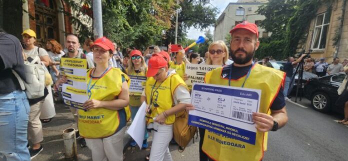 Profesorii protestează împotriva noilor legi din educație