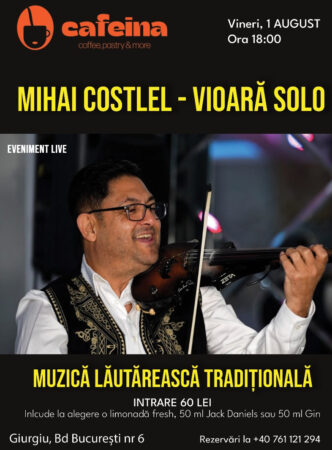 O seară de neuitat cu Mihai Costel la vioară la Cafeina