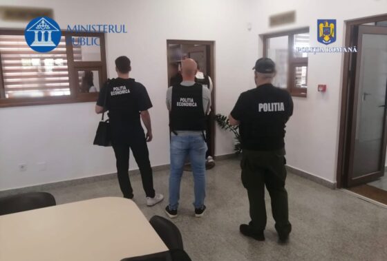 Mandat de percheziție efectuat într-un dosar penal de delapidare la Comana