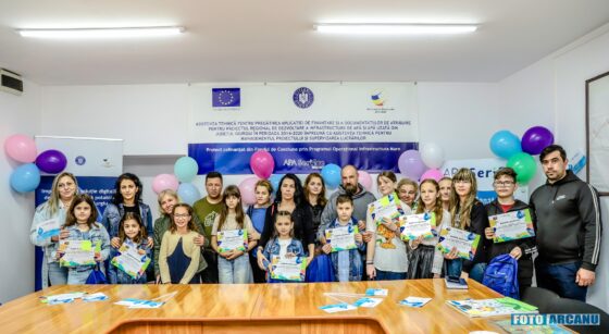 Creativitatea elevilor din județ premiată de Apa Service Giurgiu