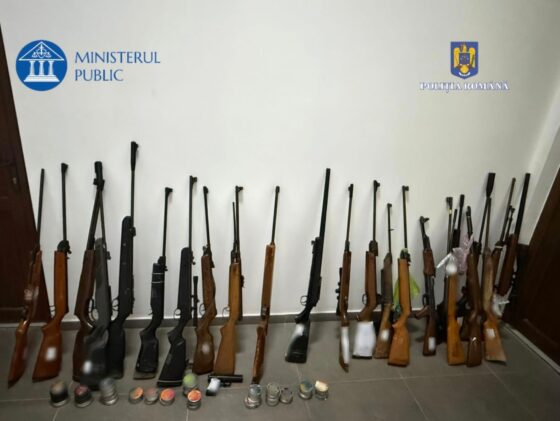 IPJ Giurgiu descoperă arme și muniții deținute ilegal