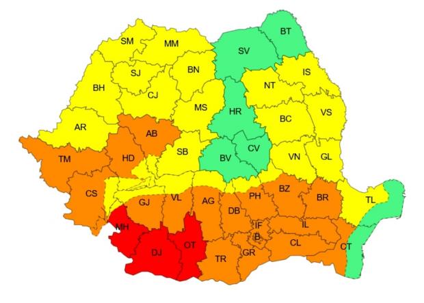 Avertizare de caniculă: temperaturi record de până la 41 de grade