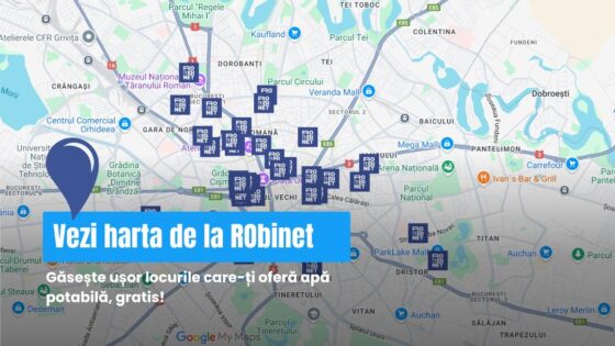 Harta apelor potabile din România: unde poți bea apă de la robinet gratuit