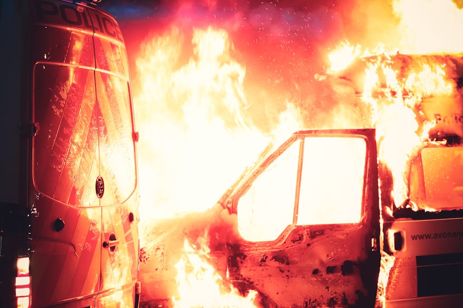 Incident șocant la BCR Slatina: un bărbat și-a provocat autoincendierea din motive financiare