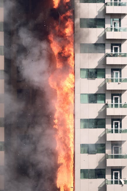 Incendiu pe balconul unui apartament din Pitești: o persoană afectată