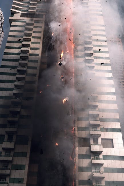 Incendiu surprinzător în Botoșani: flăcările izbucnesc dintr-un balcon din cauza unei țigări