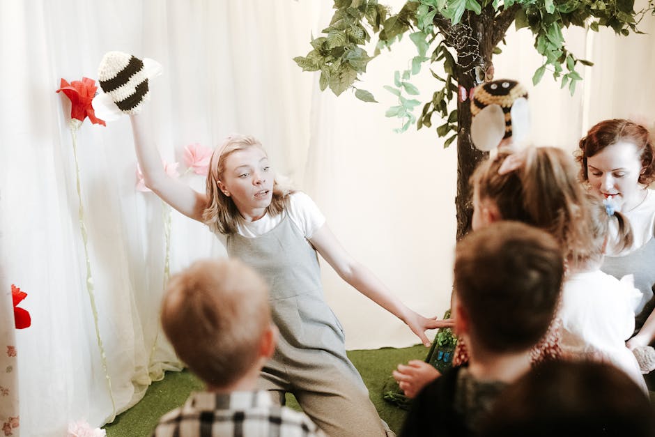 Copiii din Sibiu descoperă magia lecturii prin teatru