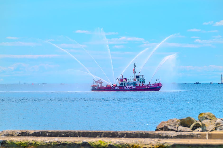 Nava de pompieri din Constanța: un nou aliat în lupta împotriva incendiilor maritime